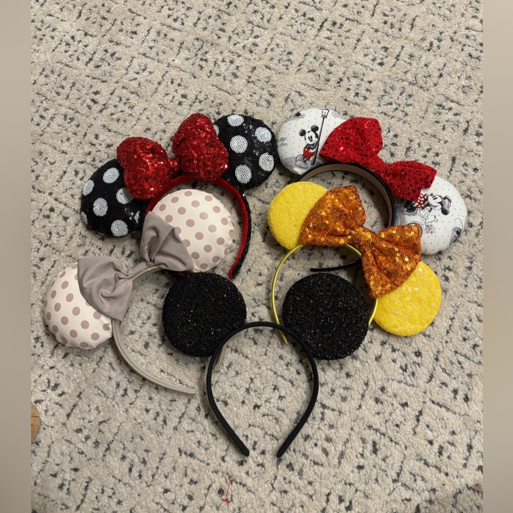 ✨ Magical Minnie & Mickey Ears | 5-Piece Boutique Bundle ✨